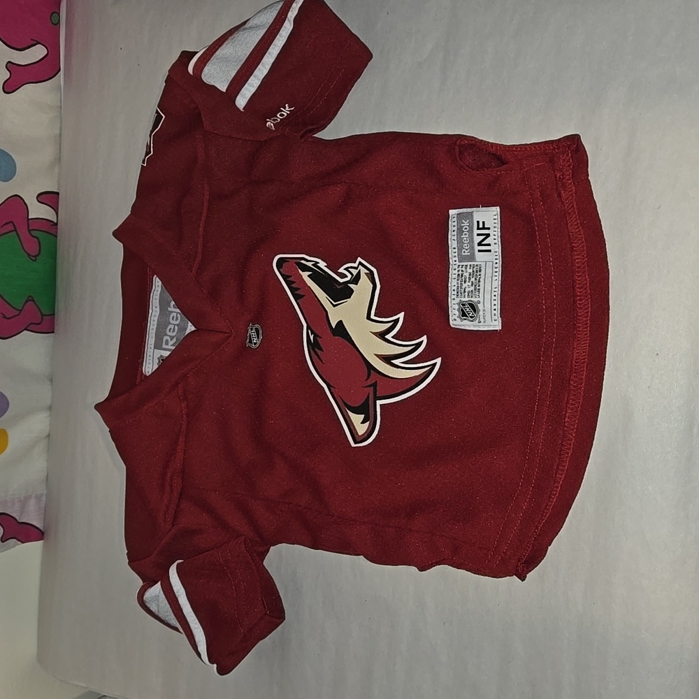 Reebok NHL PHX COYOTES Hockey Jersey Infant 12-24 Months